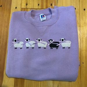 Vintage sheep 1990s sweatshirt